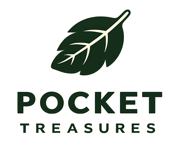 vildkêp primary logo, stacked leaf and wordmark in forest green